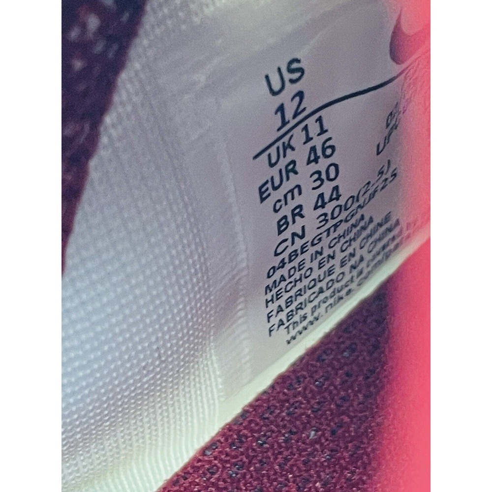 Nike Vapor Edge Pro 360 2 TB Mid White Team Crimson FJ1581-160 Men’s Size 12 - Picture 11 of 12